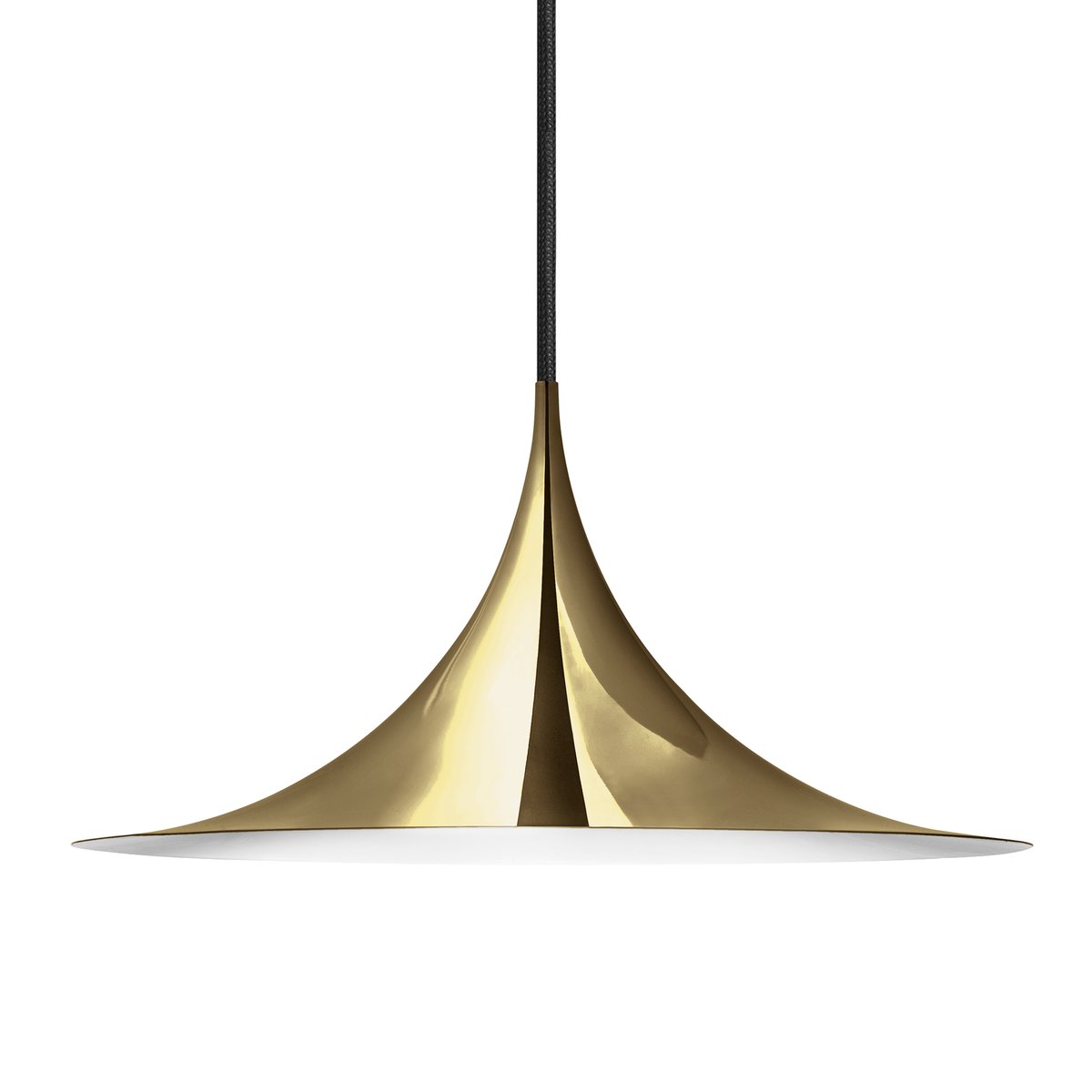 GUBI Semi lamp o 47 cm Polished brass | Scandinavisch Interieur | Hanglampen | Goudkleurig