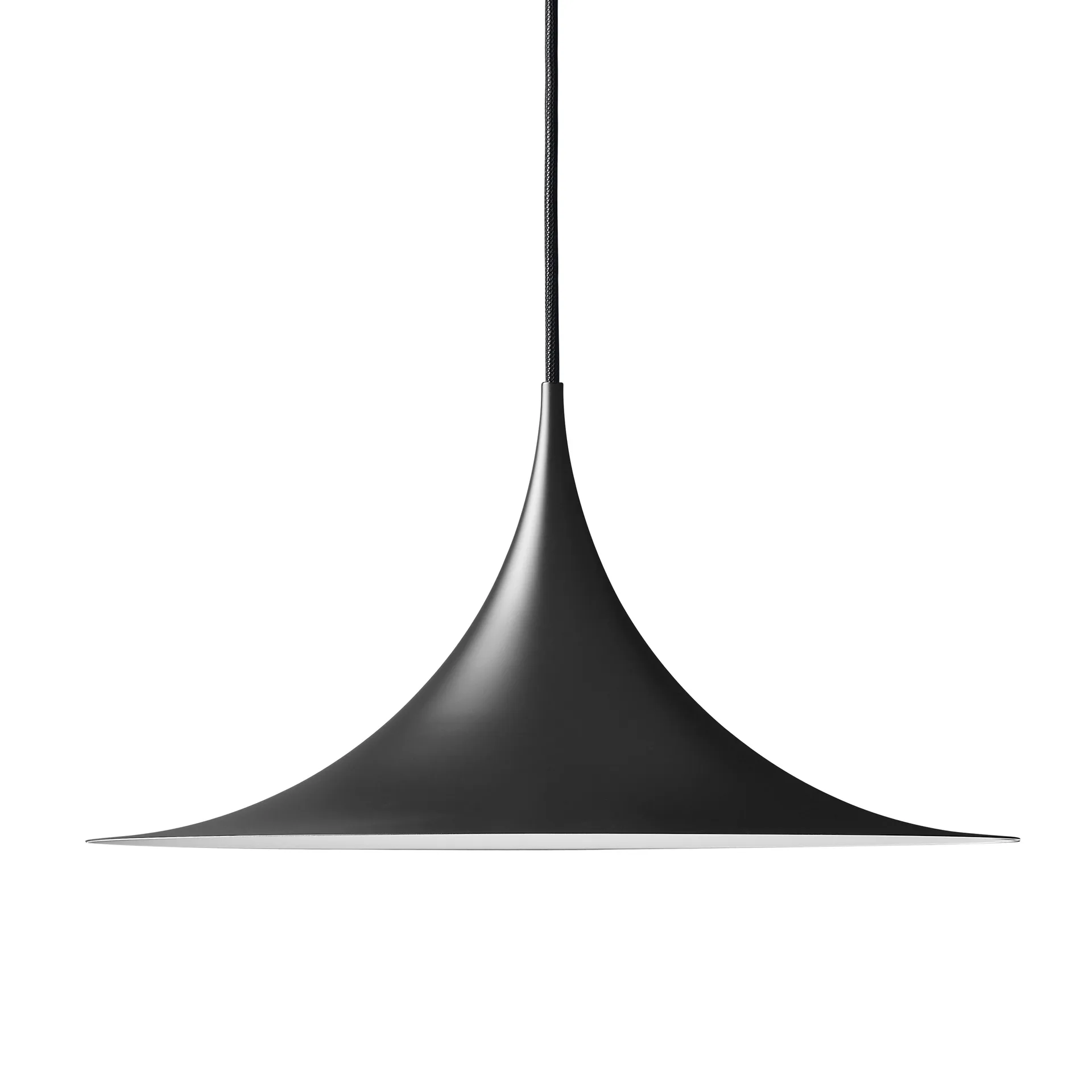 Semi lamp Ø 60 cm., Black semi matt GUBI