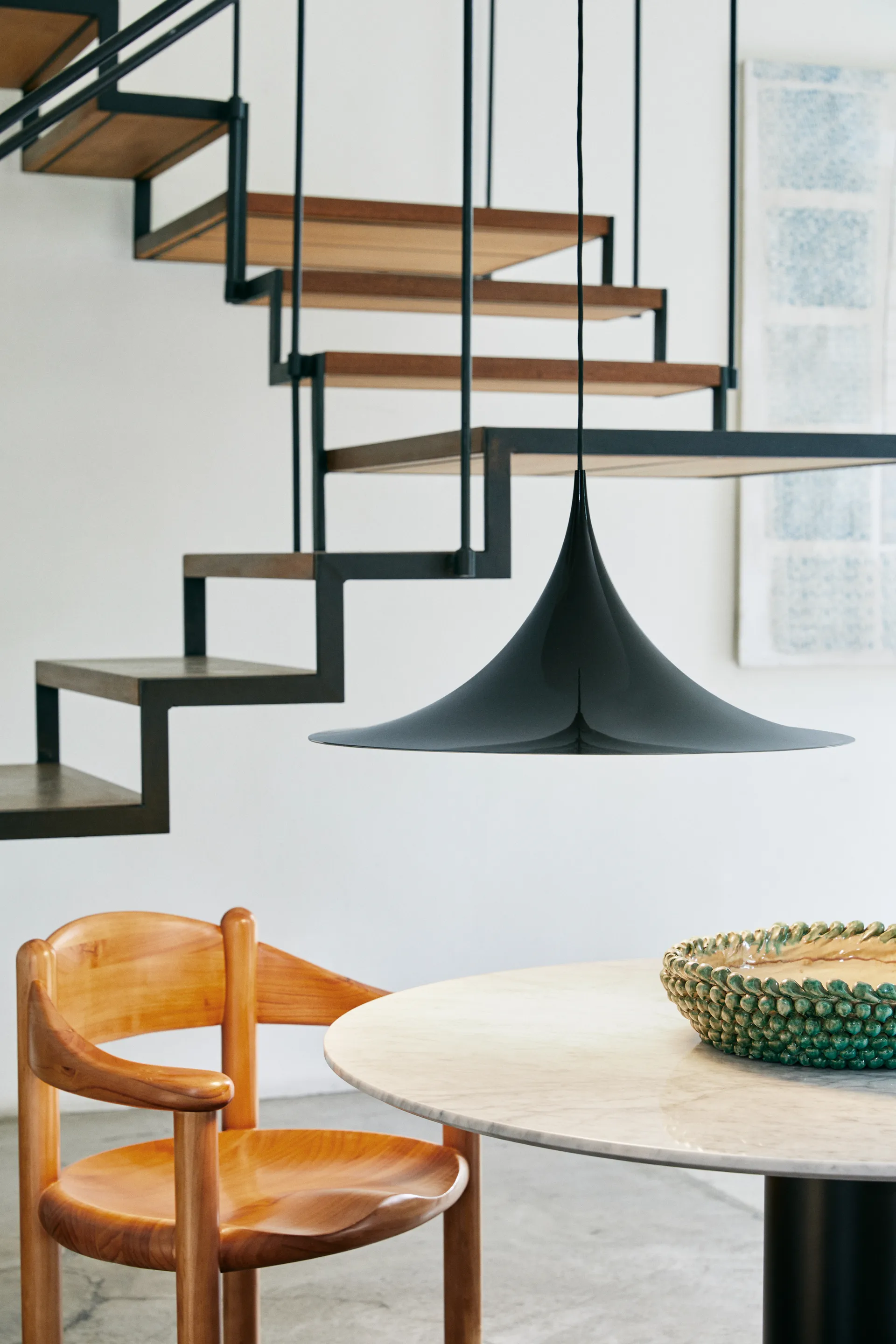 Semi lamp Ø 60 cm., Dark cocoa glossy GUBI