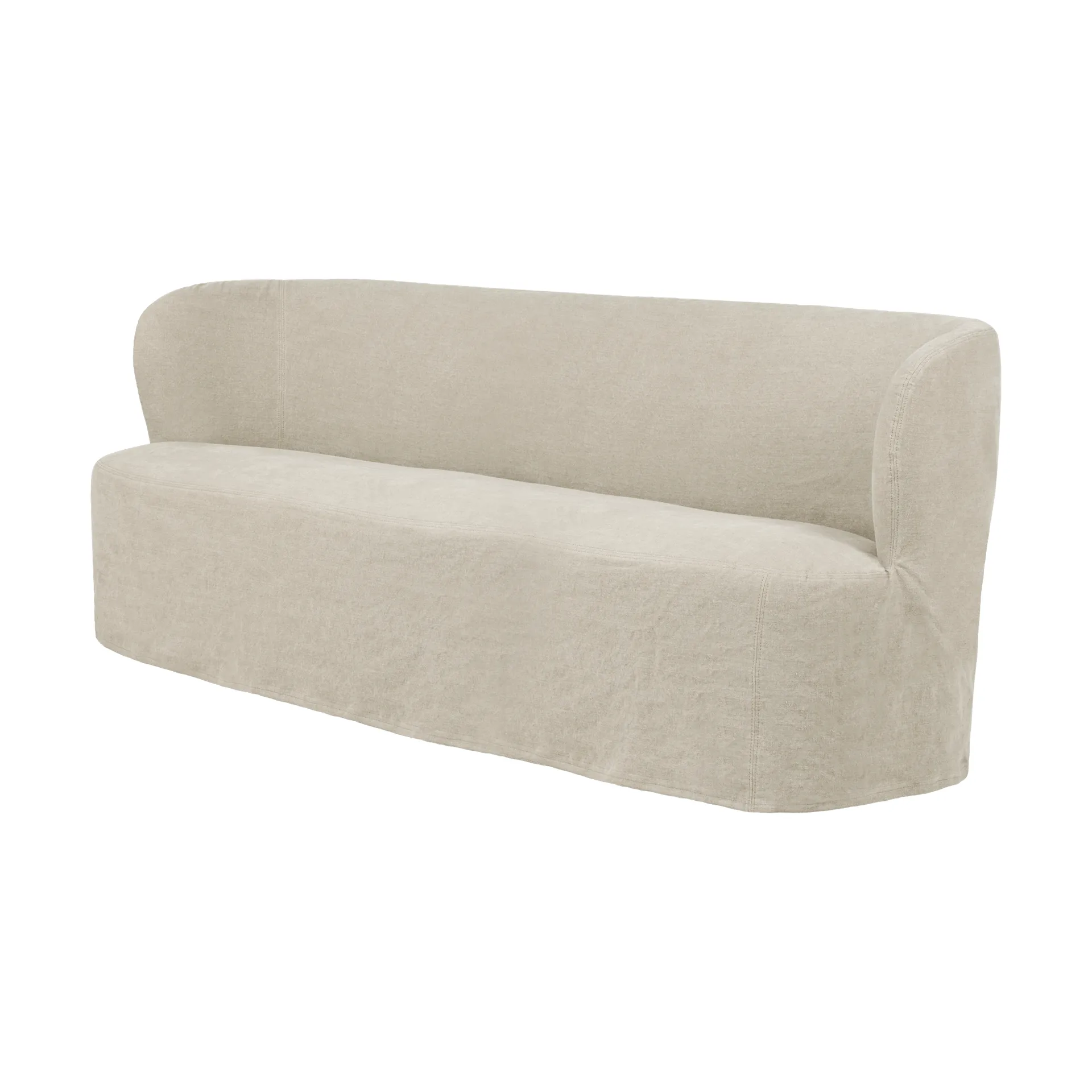 Stay Slipcover bank, Linen 0023, 190x70 cm, 2,5-zits GUBI
