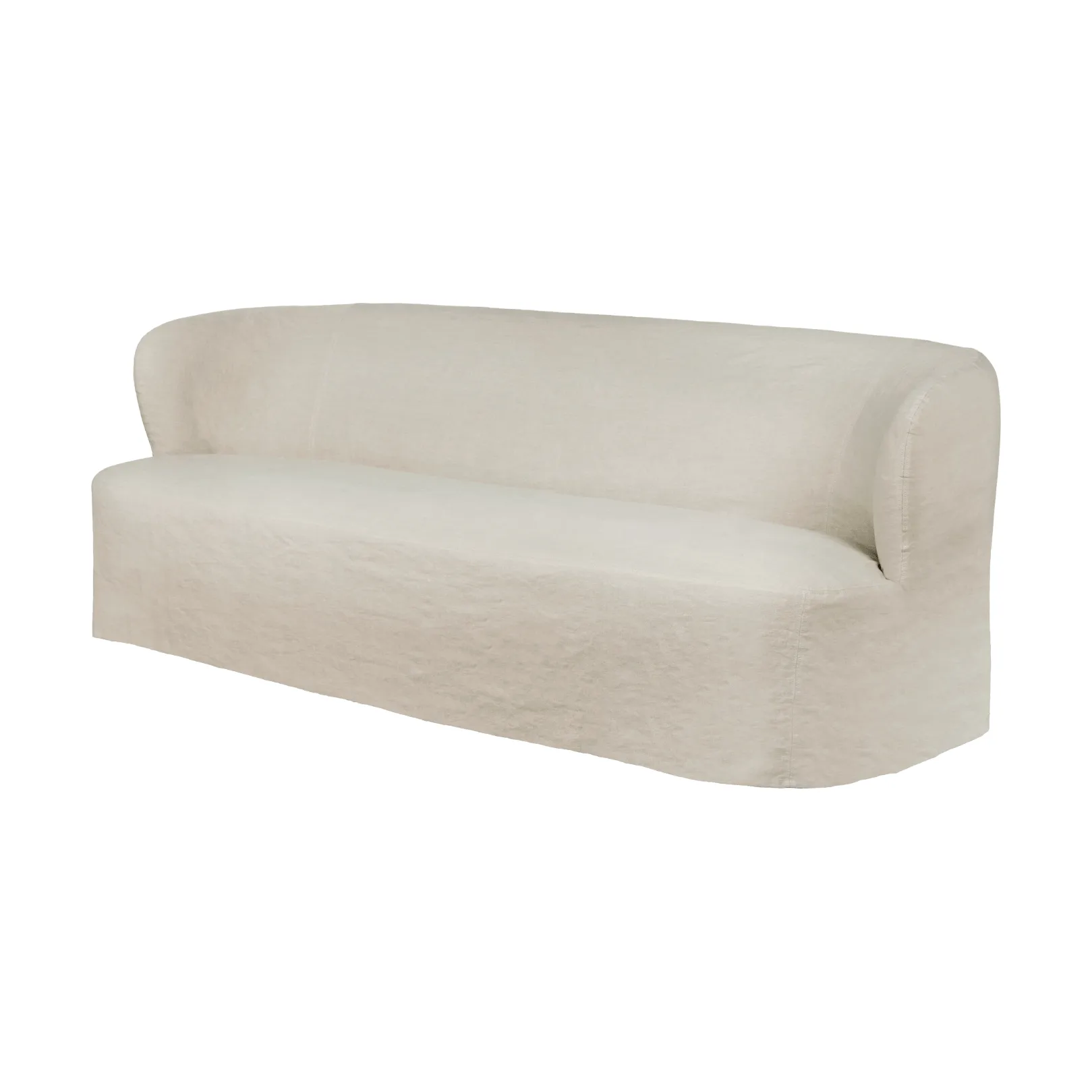 Stay Slipcover bank, Linen 0023, 220x95 cm, 3-zits GUBI