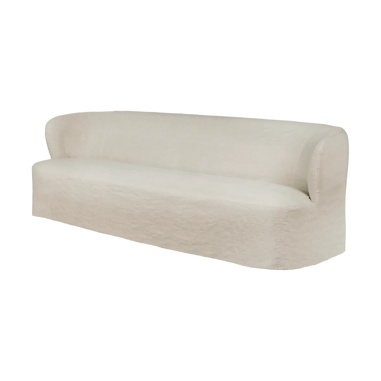 Stay Slipcover bank, Linen 0023, 260x95 cm, 4-zits GUBI