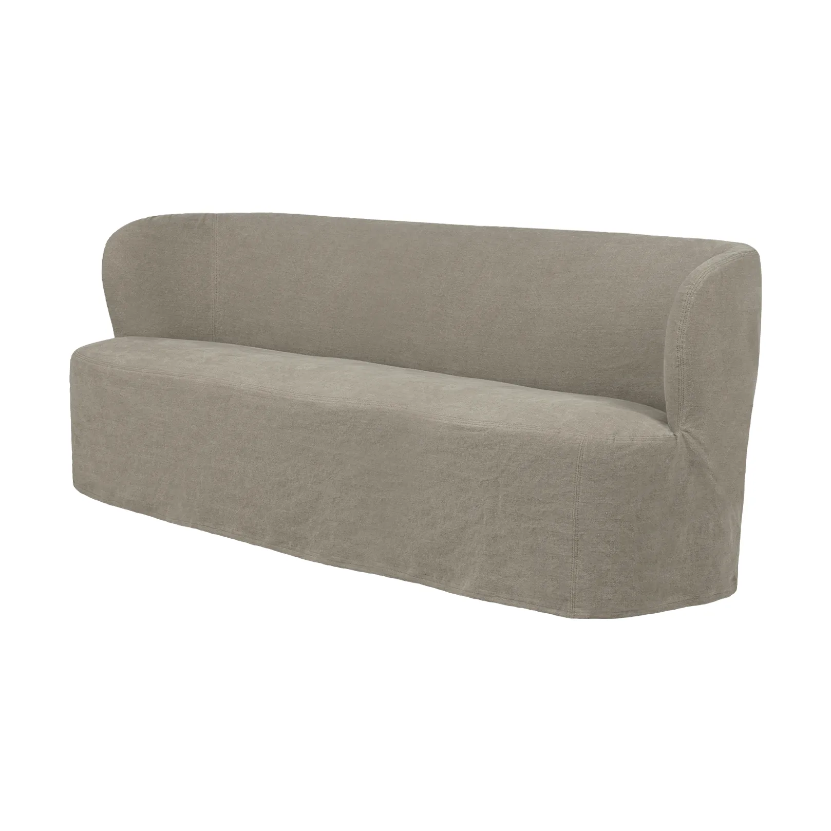 Stay Slipcover bank, Linen 0024, 190x70 cm, 2,5-zits GUBI