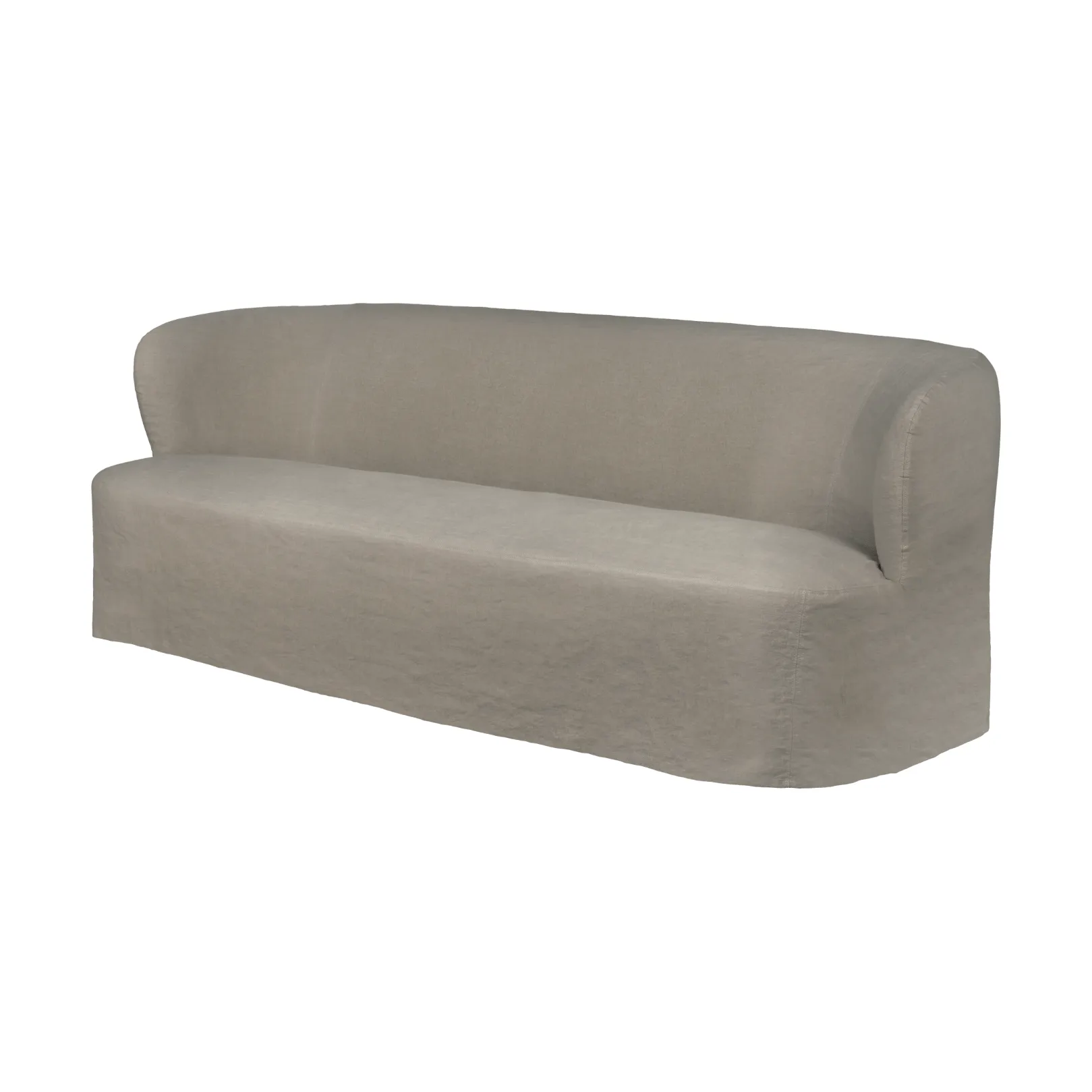 Stay Slipcover bank, Linen 0024, 220x95 cm, 3-zits GUBI