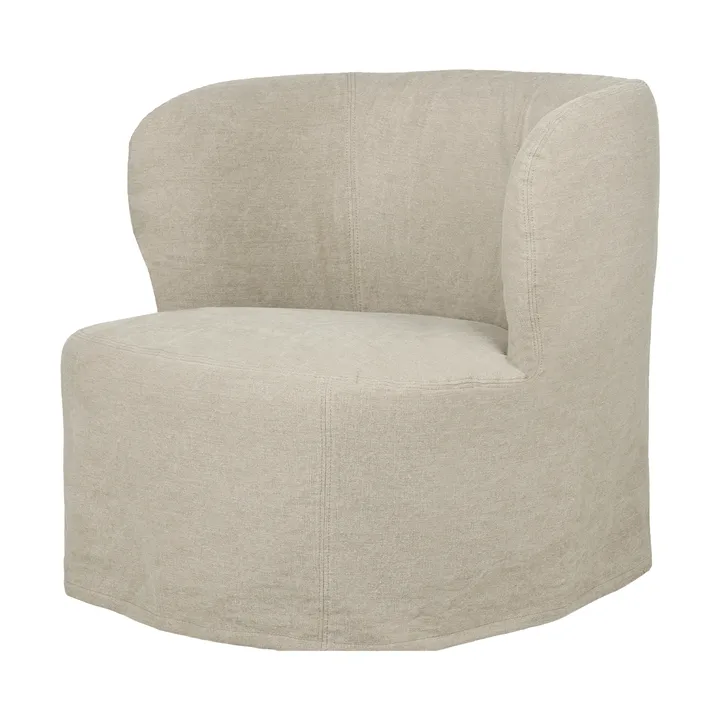 Stay Slipcover loungestoel - Linen 0023, large - GUBI
