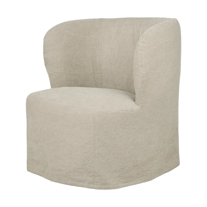Stay Slipcover loungestoel - Linen 0023, small - GUBI
