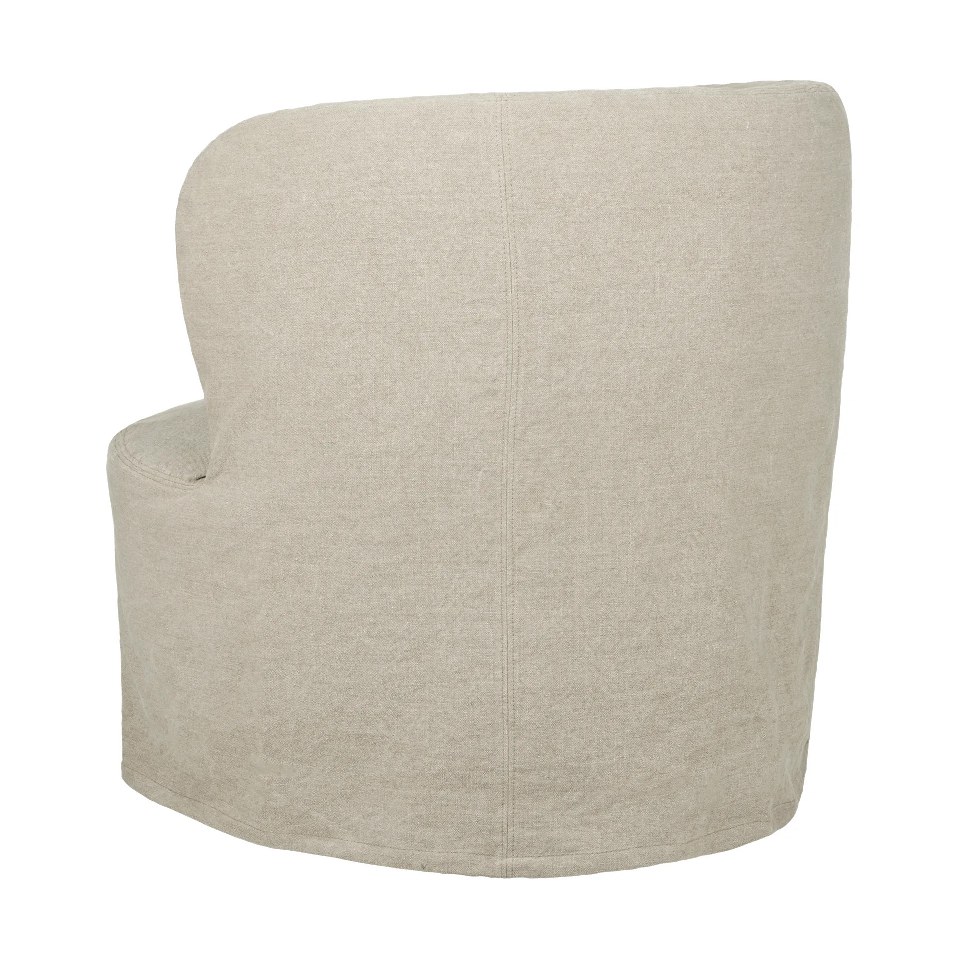 Stay Slipcover loungestoel, Linen 0023, small GUBI