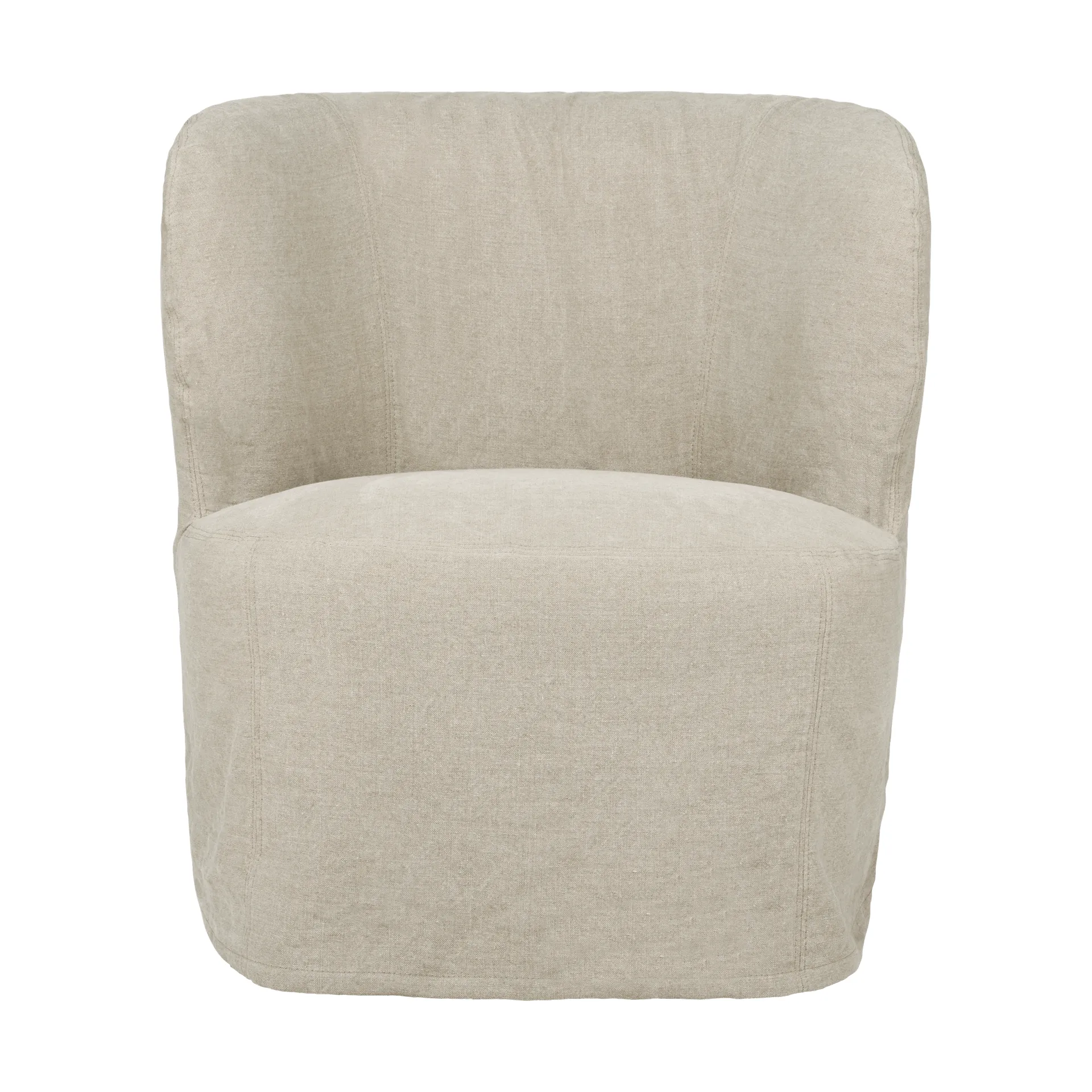 Stay Slipcover loungestoel, Linen 0023, small GUBI