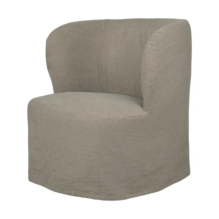 Stay Slipcover loungestoel - Linen 0024, small - GUBI