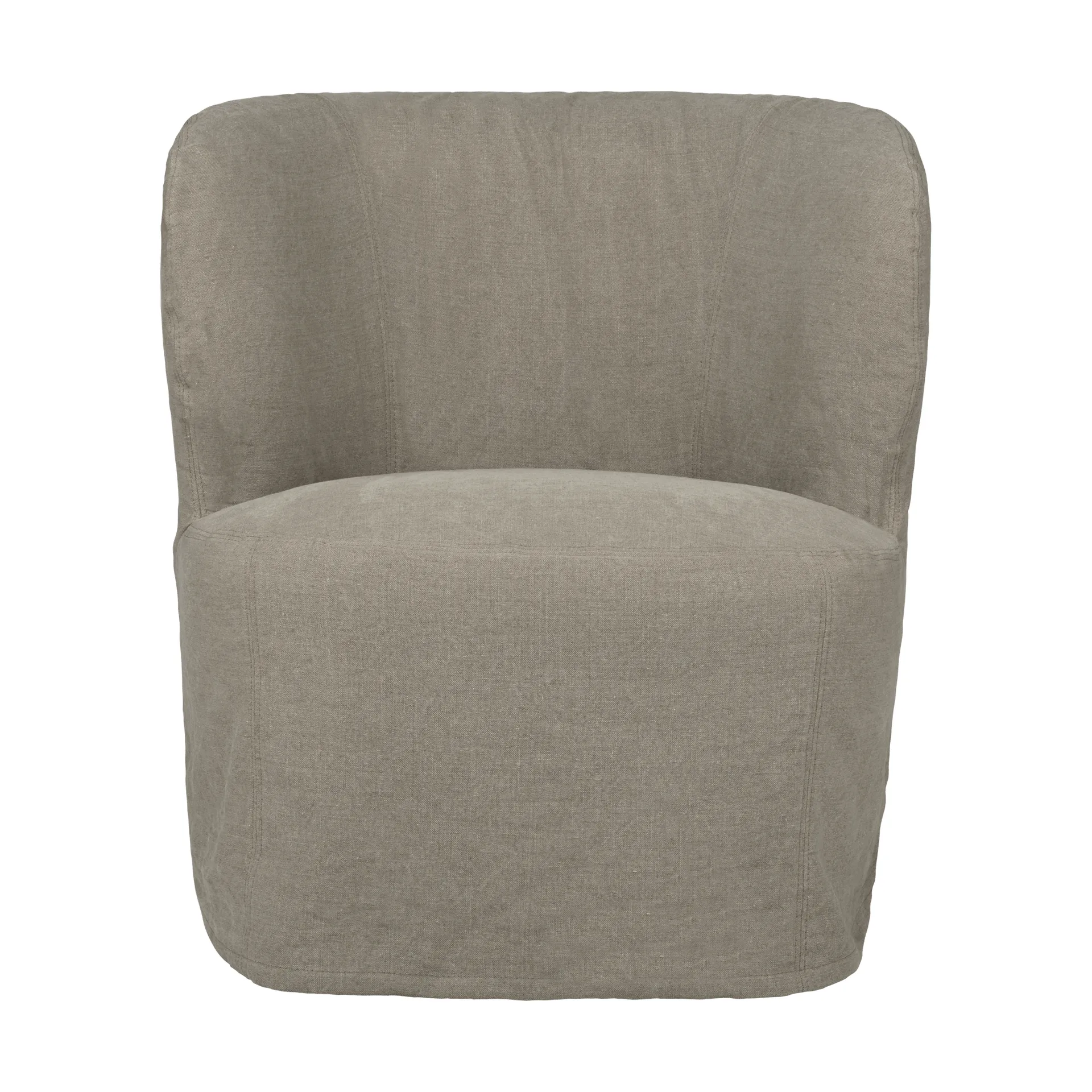 Stay Slipcover loungestoel, Linen 0024, small GUBI