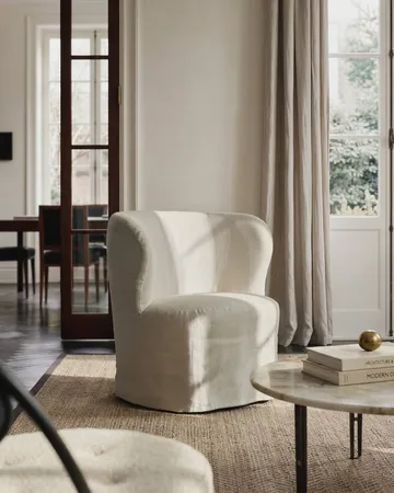 Stay Slipcover loungestoel - Linen 0024, small - GUBI