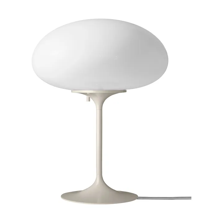 Stemlite Tafellamp - Pebble grey-opalglas, 42 cm - GUBI
