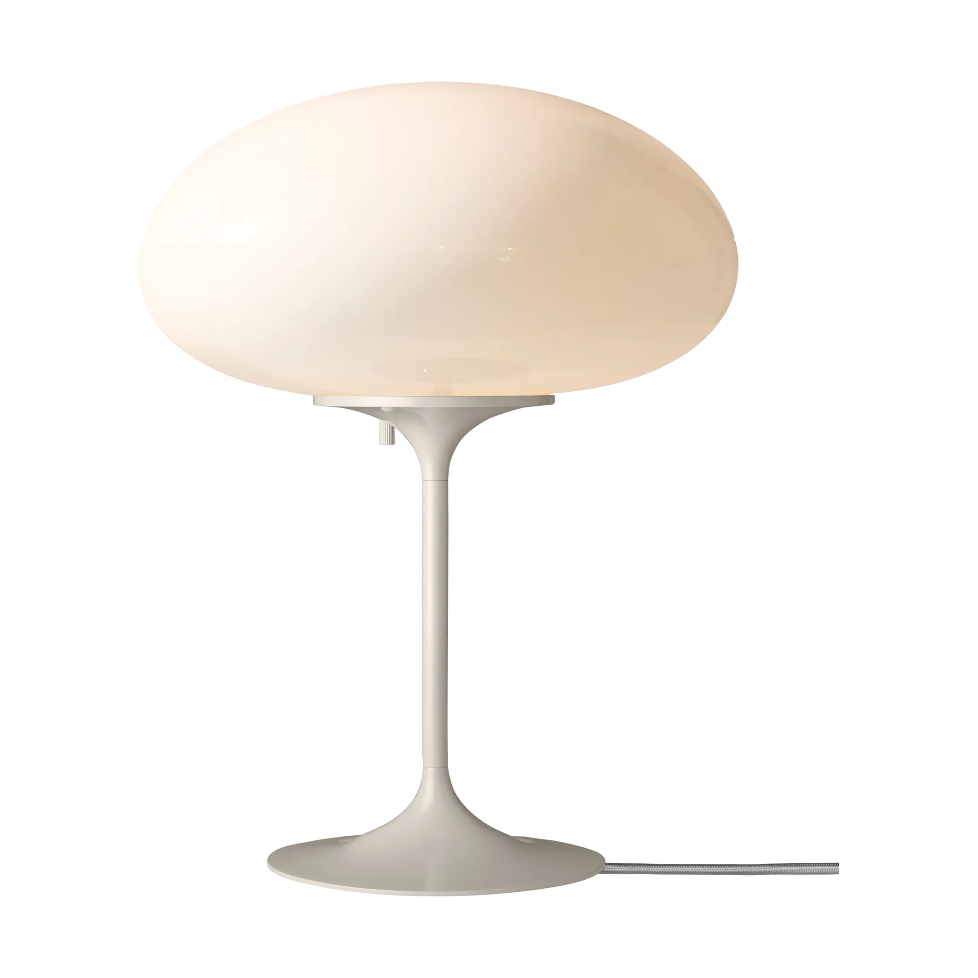 Stemlite Tafellamp, Pebble grey-opalglas, 42 cm GUBI