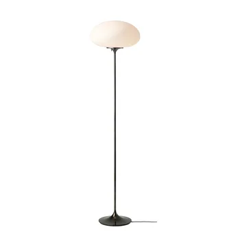 Stemlite vloerlamp - Black chrome-opaalglas, 150 cm - GUBI