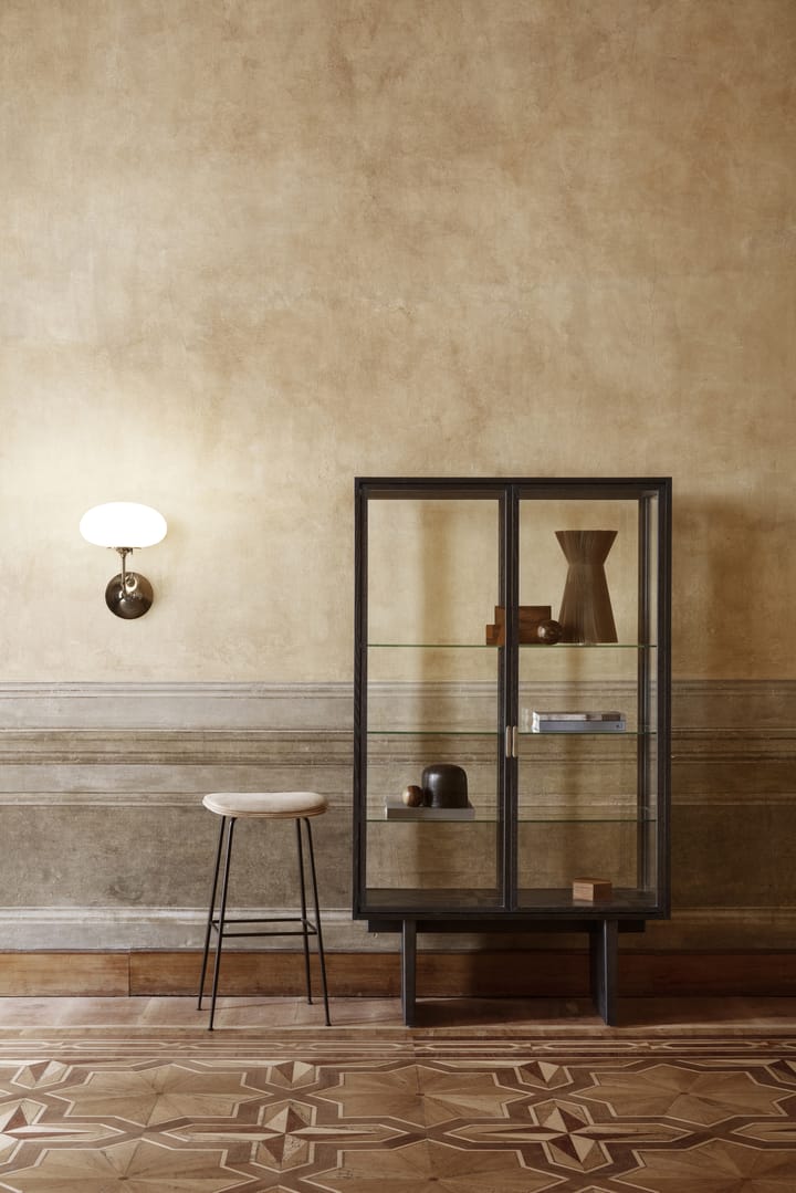 Stemlite wandlamp, Zwart chroom-bevroren glas GUBI