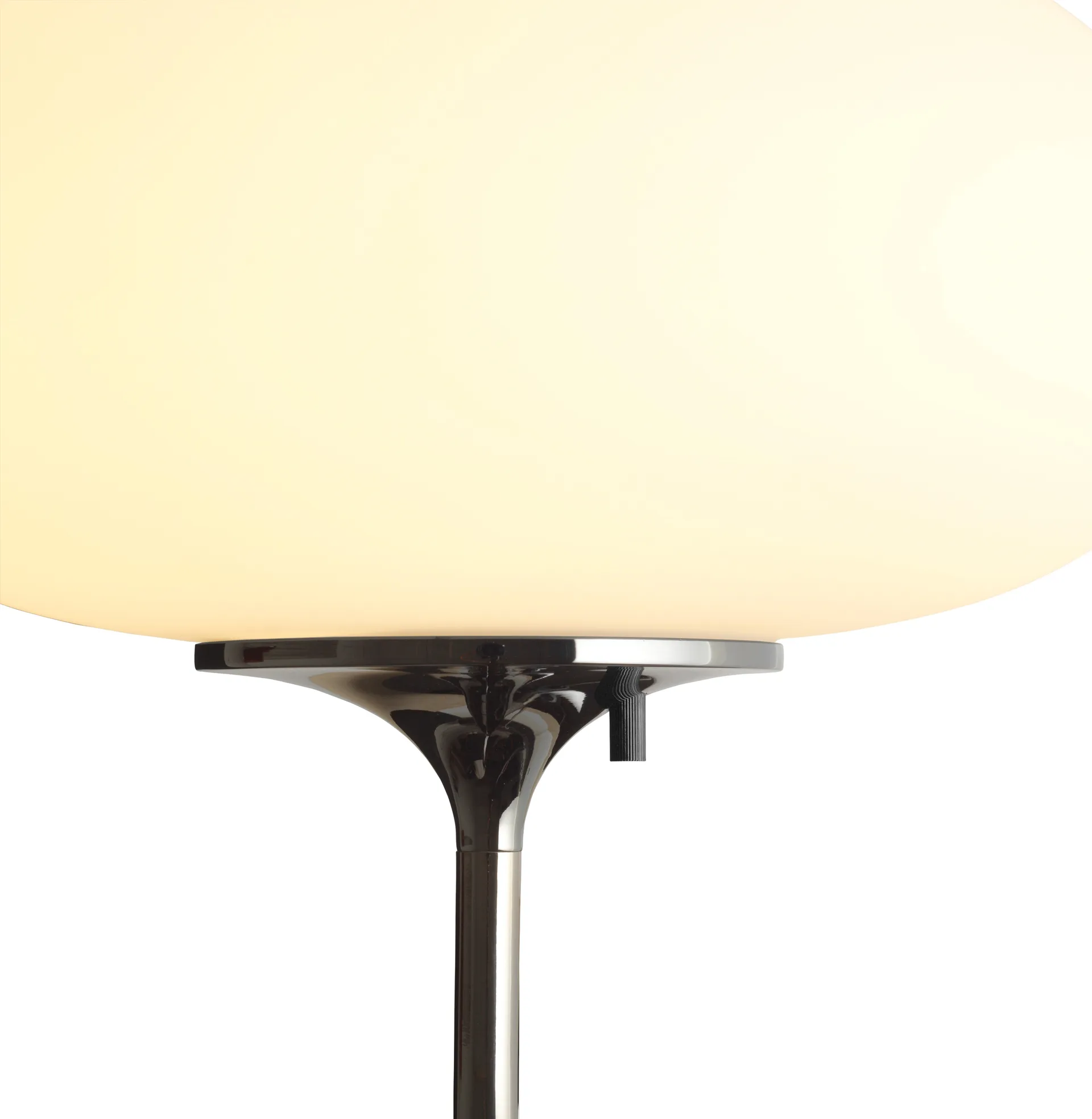 Stemlite wandlamp, Zwart chroom-bevroren glas GUBI