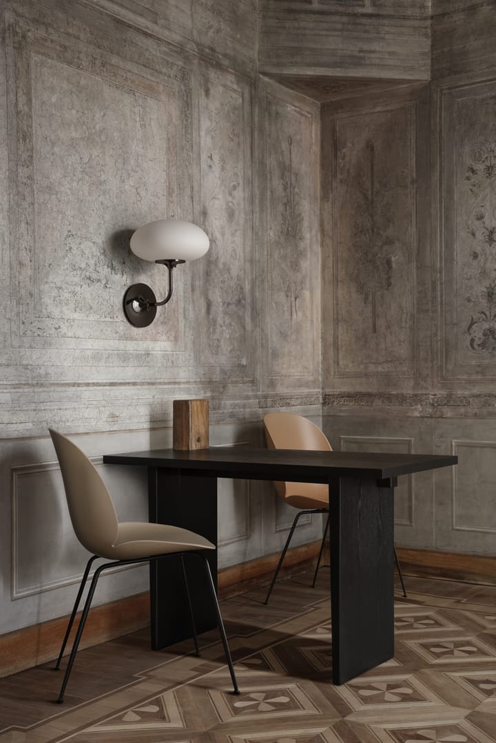 Stemlite wandlamp, Zwart chroom-bevroren glas GUBI