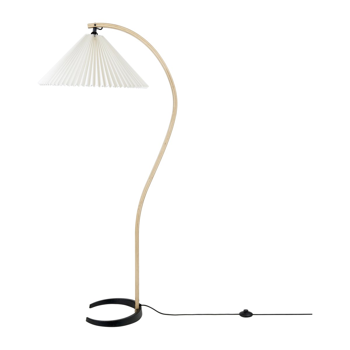 GUBI Timberline vloerlamp Oak-birch-white | Scandinavisch Interieur | Vloerlampen | Beige
