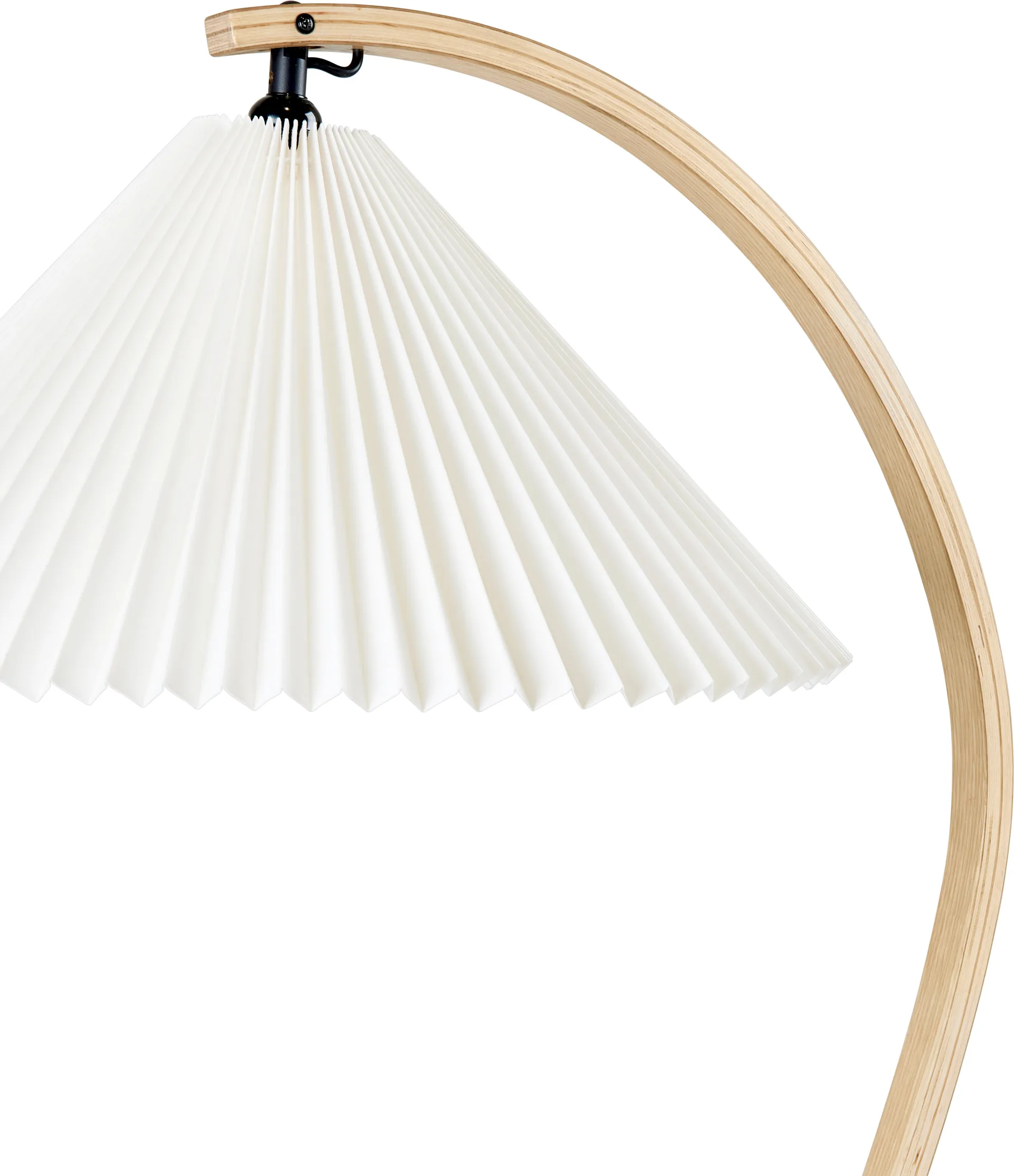 Timberline vloerlamp, Oak-birch-white GUBI
