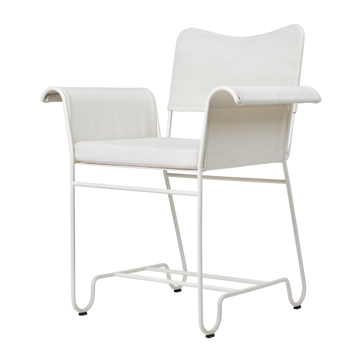 GUBI Tropique stoel met armleuningen White semi matt-Leslie 06