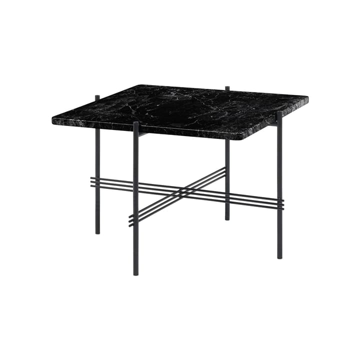 TS Square salontafel - black marquina marble, 55x55 cm, zwart onderstel - GUBI