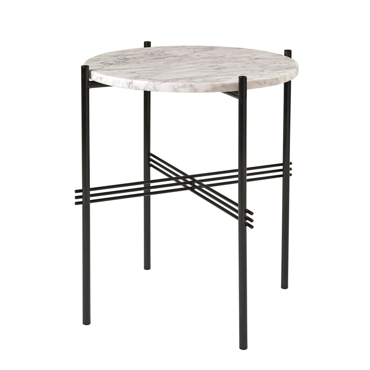 GUBI TS tafel Ø 40 cm wit marmer