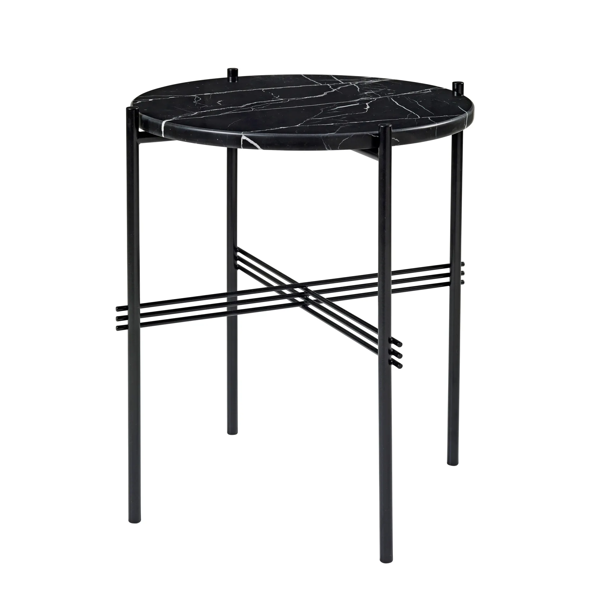 TS tafel Ø 40 cm, zwart marmer GUBI