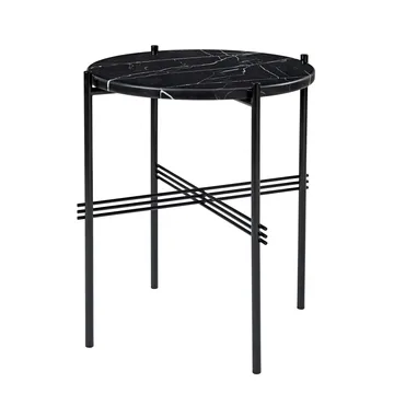 TS tafel Ø 40 cm - zwart marmer - GUBI