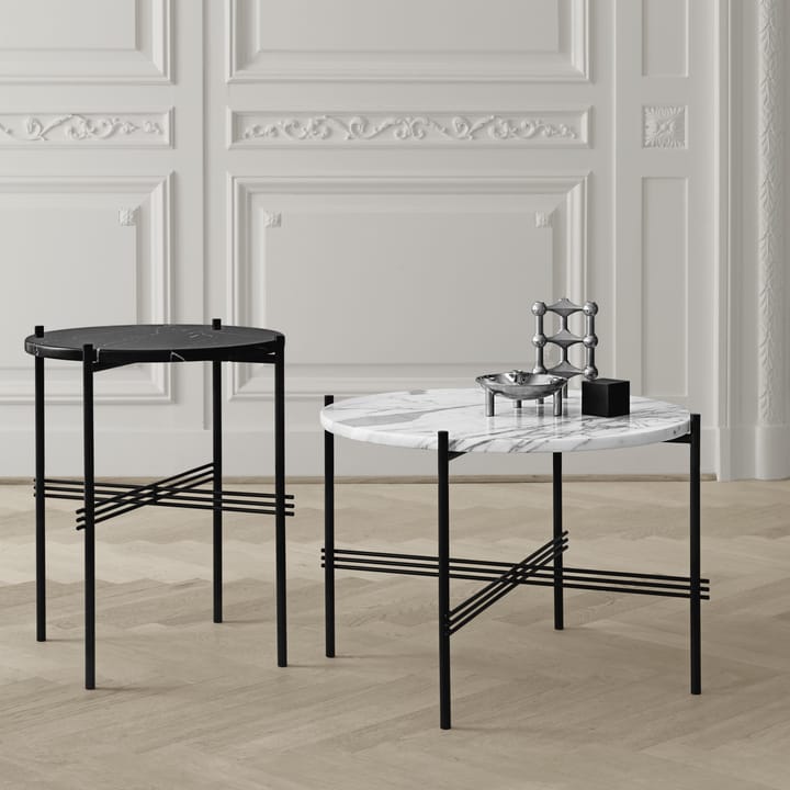 TS tafel Ø 40 cm, zwart marmer GUBI