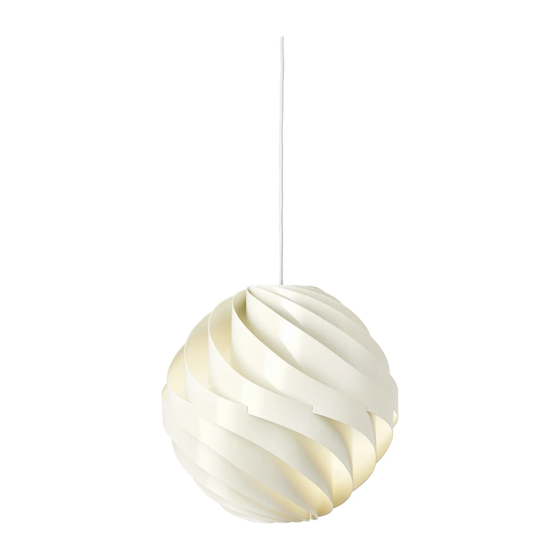 Turbo plafondlamp glanzend Ø36 cm, Alabaster white GUBI