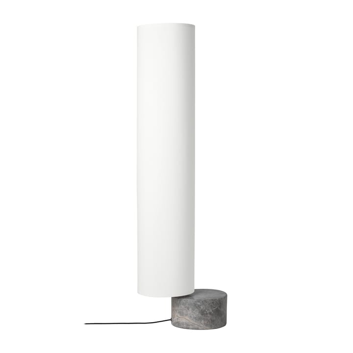 Unbound vloerlamp 120 cm, Wit-grijs marmer GUBI