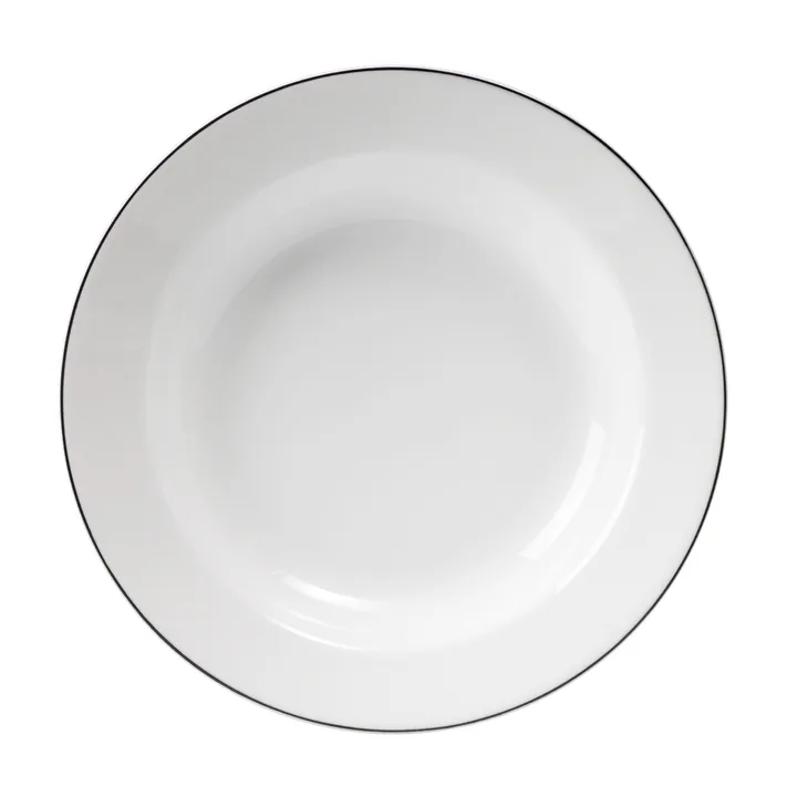 Natur diep bord 23 cm. - Ø 23 cm. - Gustafsbergs Porslinsfabrik