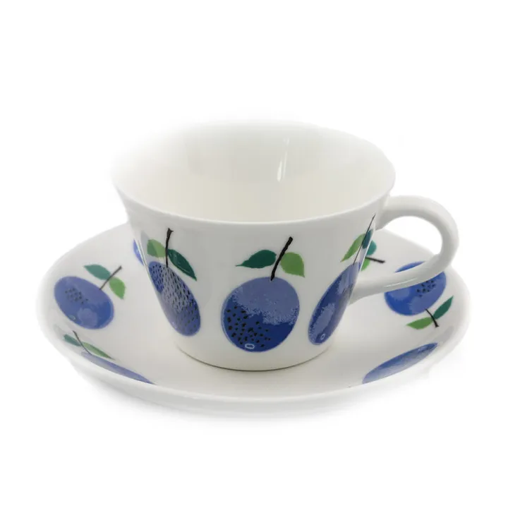 Prunus koffiekop met schotel - 15 cl - Gustavsbergs Porslinsfabrik