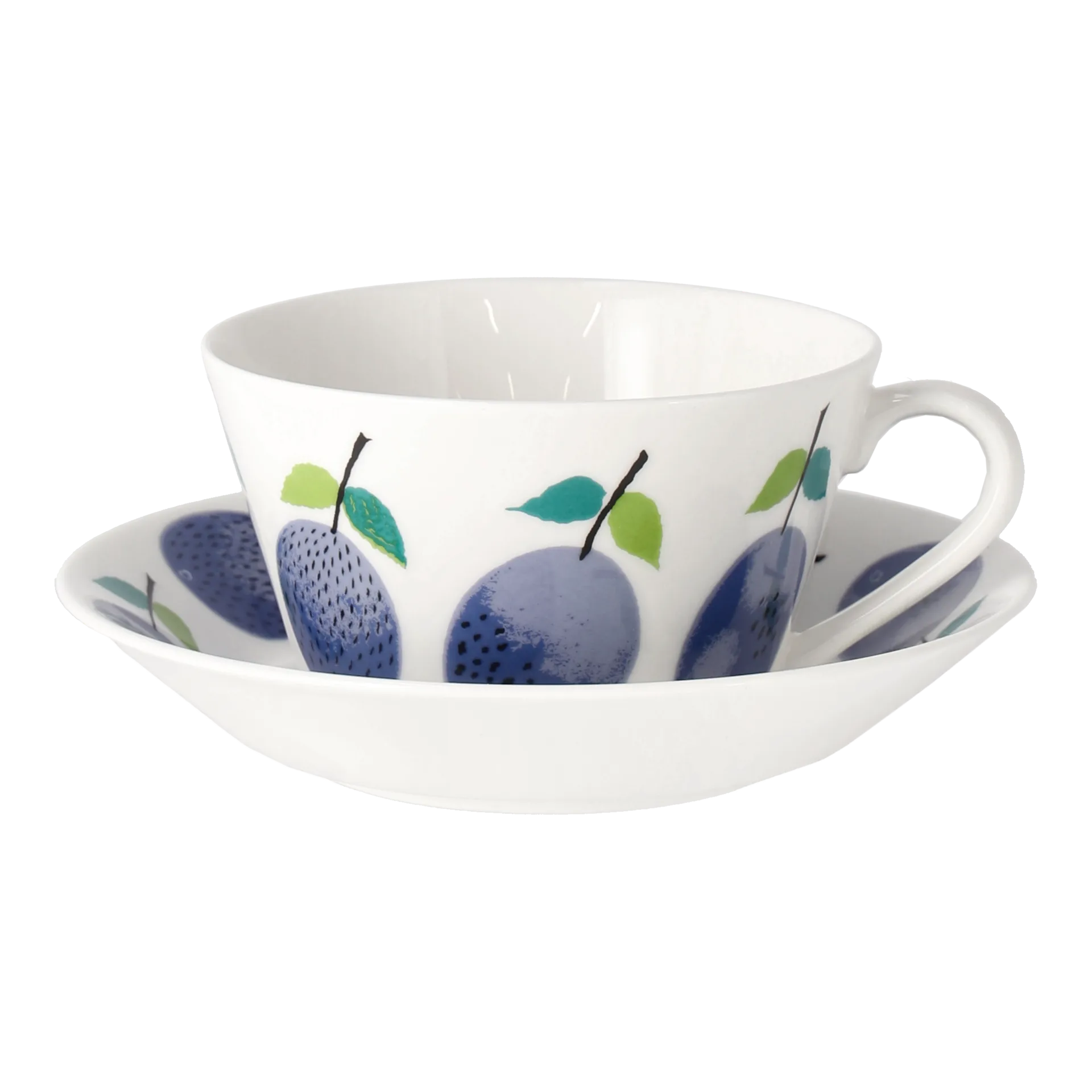 Prunus theekop met schotel Ø15,3 cm, 25 cl Gustavsbergs Porslinsfabrik
