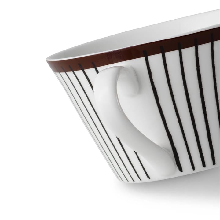 Ribb koffieset, koffiekop + schotel Gustavsbergs Porslinsfabrik