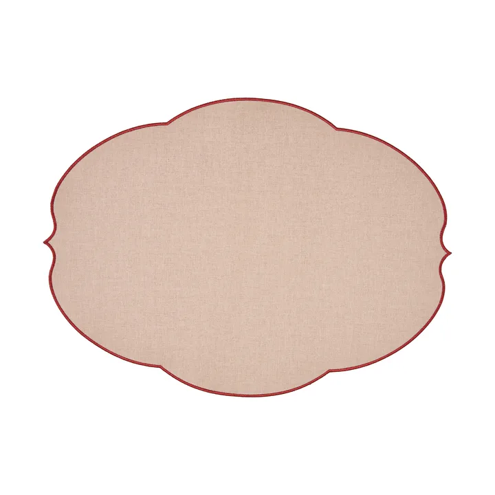 Flowers placemat - Dusty pink - Guzzini