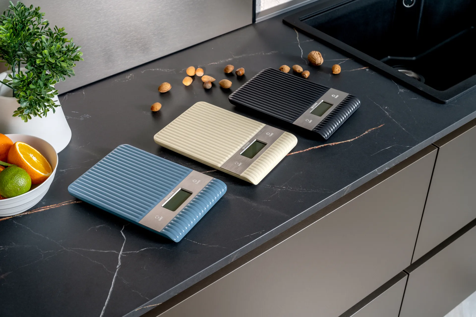 Sous chef digitale keukenweegschaal, Cream Guzzini