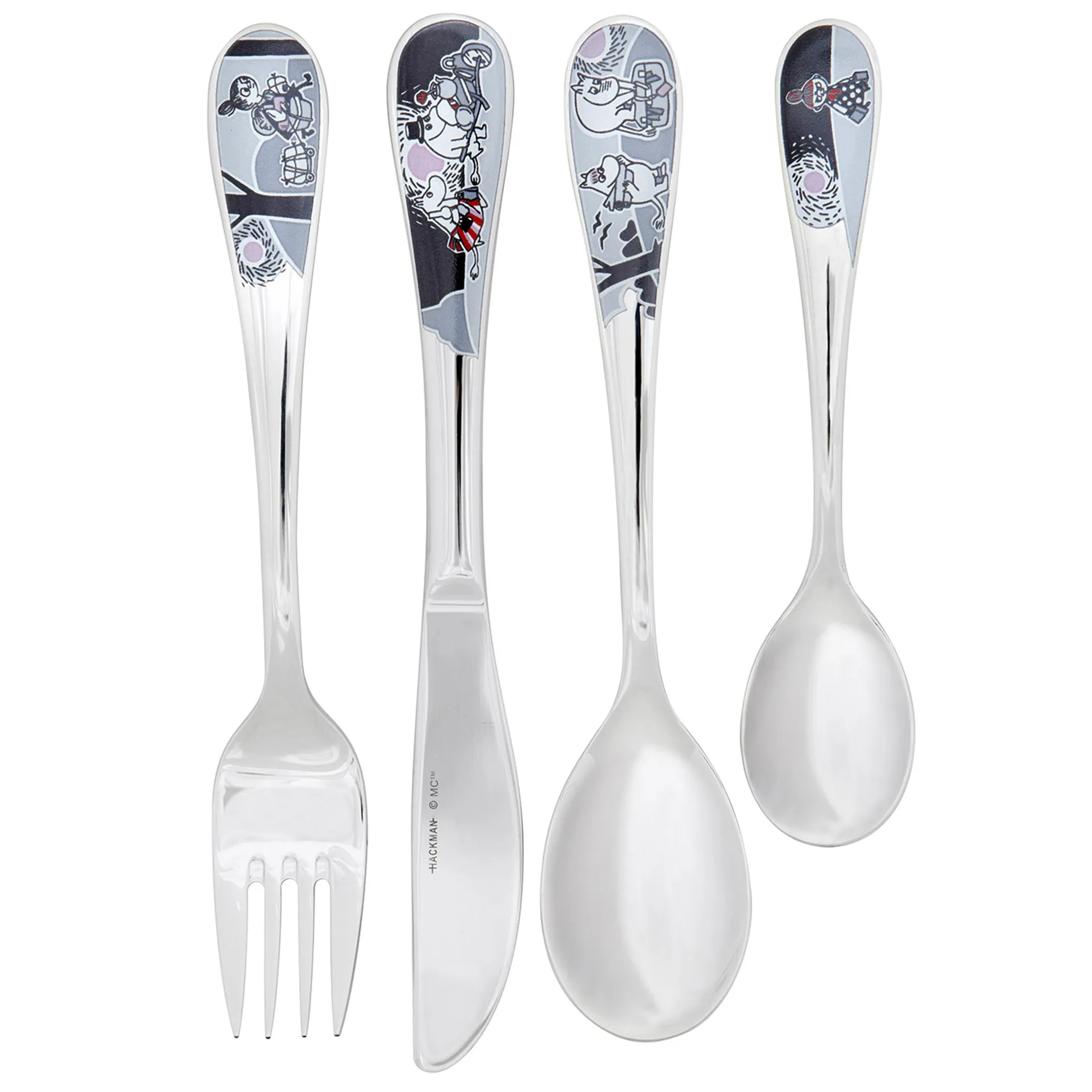 Moomin kinderbestekset 4-pack, Moomin Adventure - Move Hackman