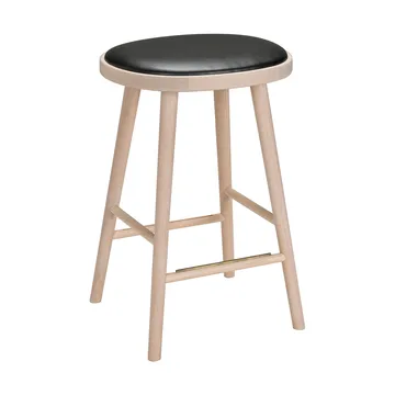 Colibri barkruk 63 cm - Eikenhout blonde beits-zwart kussen - Hans K