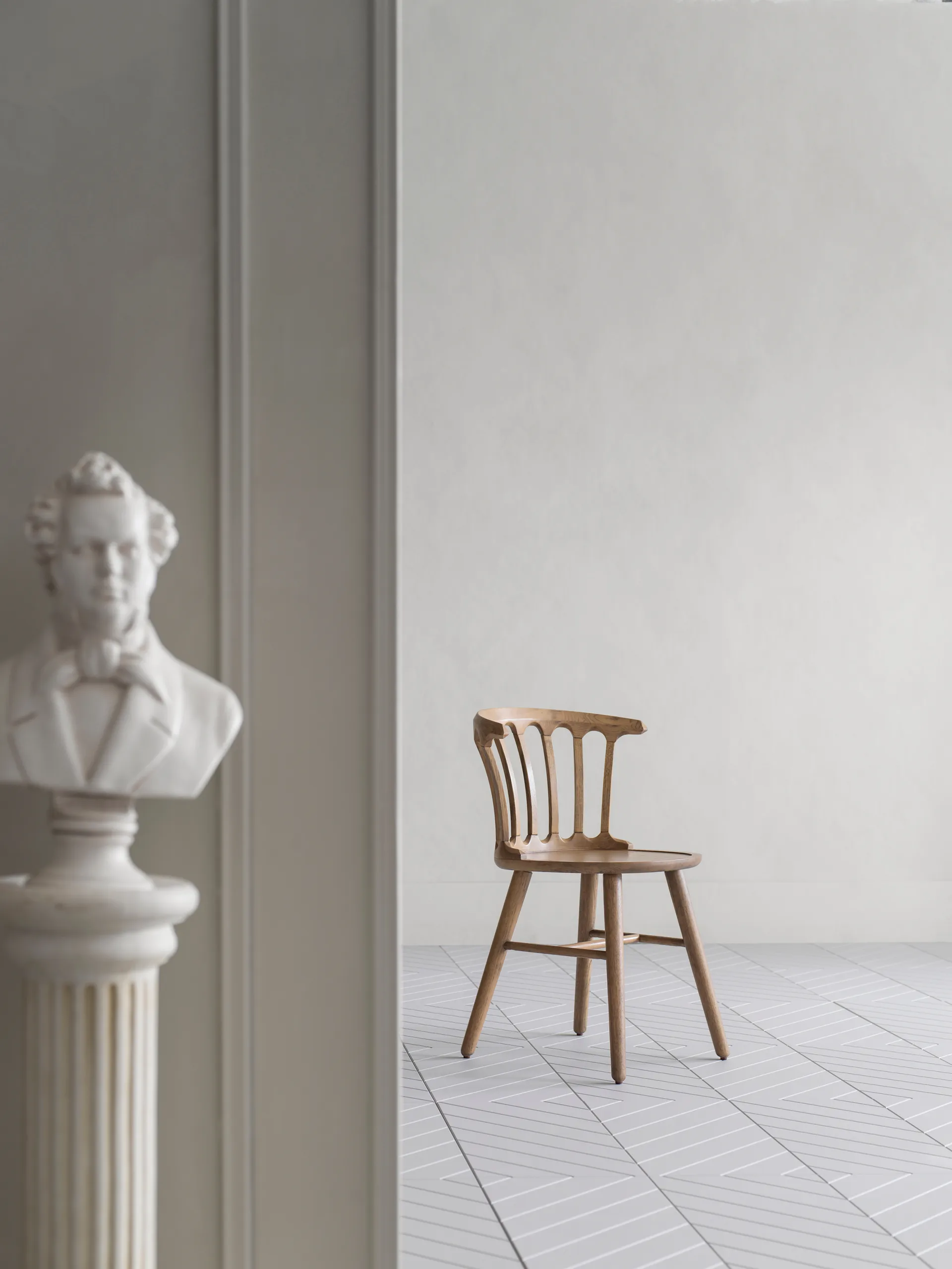 San Marco stoel, Geolied eikenhout Hans K