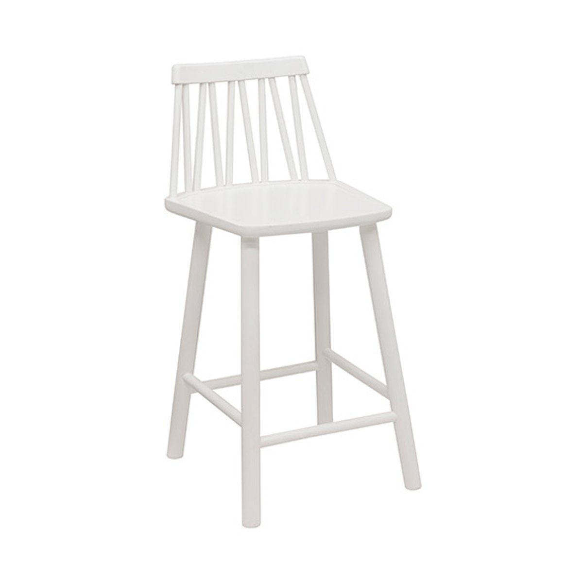 Hans K ZigZag juniorstoel Wit berkenhout | Scandinavisch Interieur | Stoelen | Wit