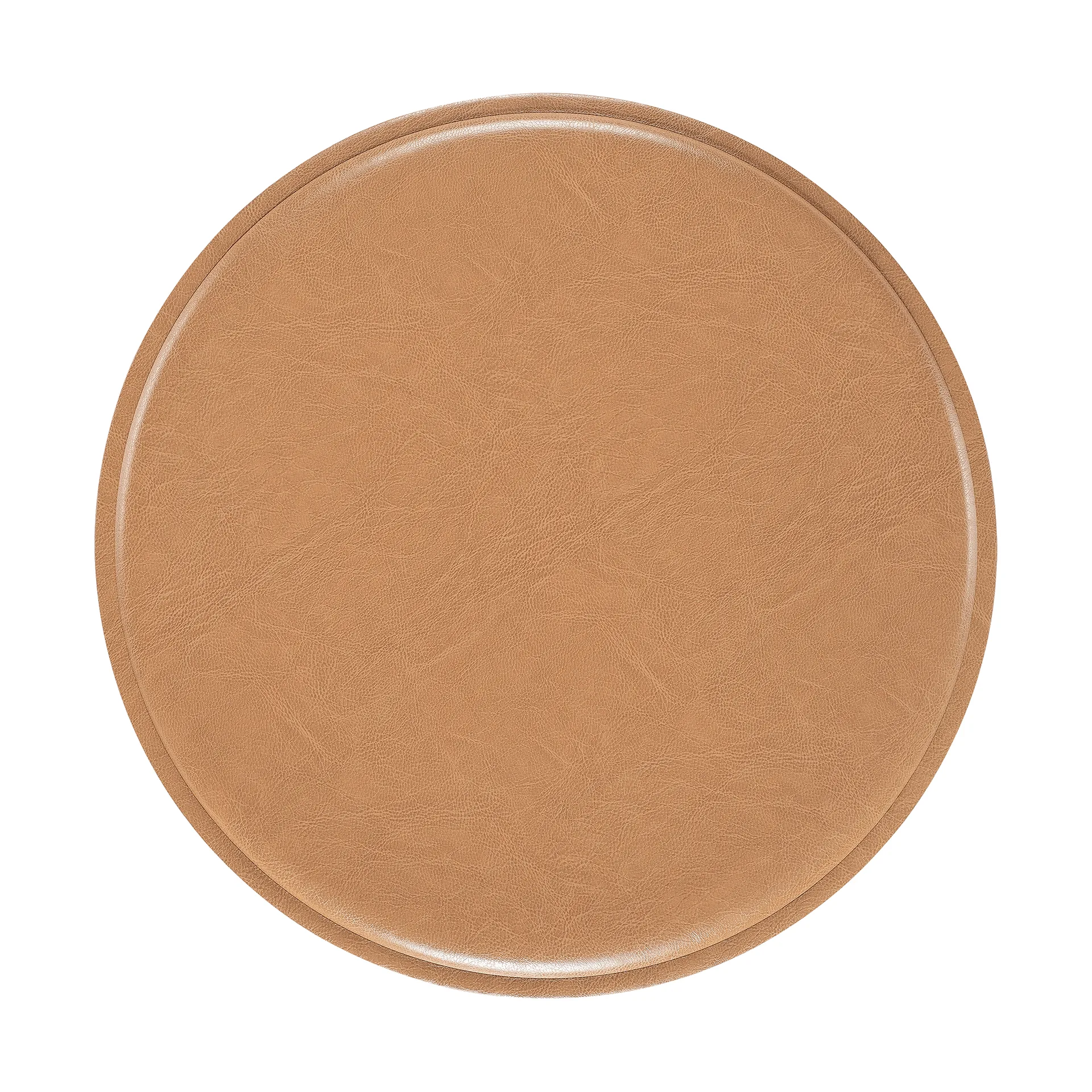 ZigZag kussen kruk/barkruk, Bonded leer camel Hans K