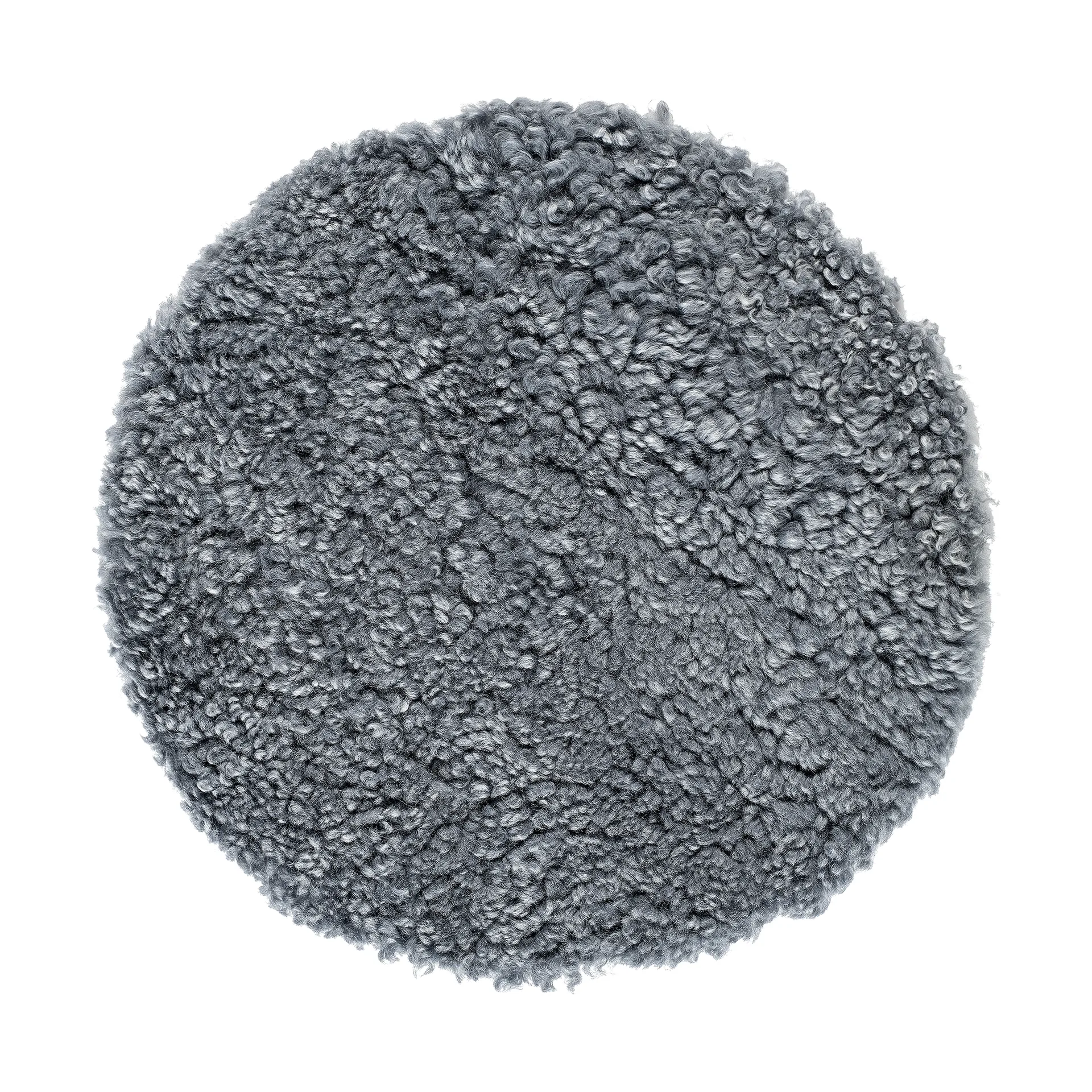 ZigZag kussen kruk/barkruk, Schapenvacht grafiet Hans K