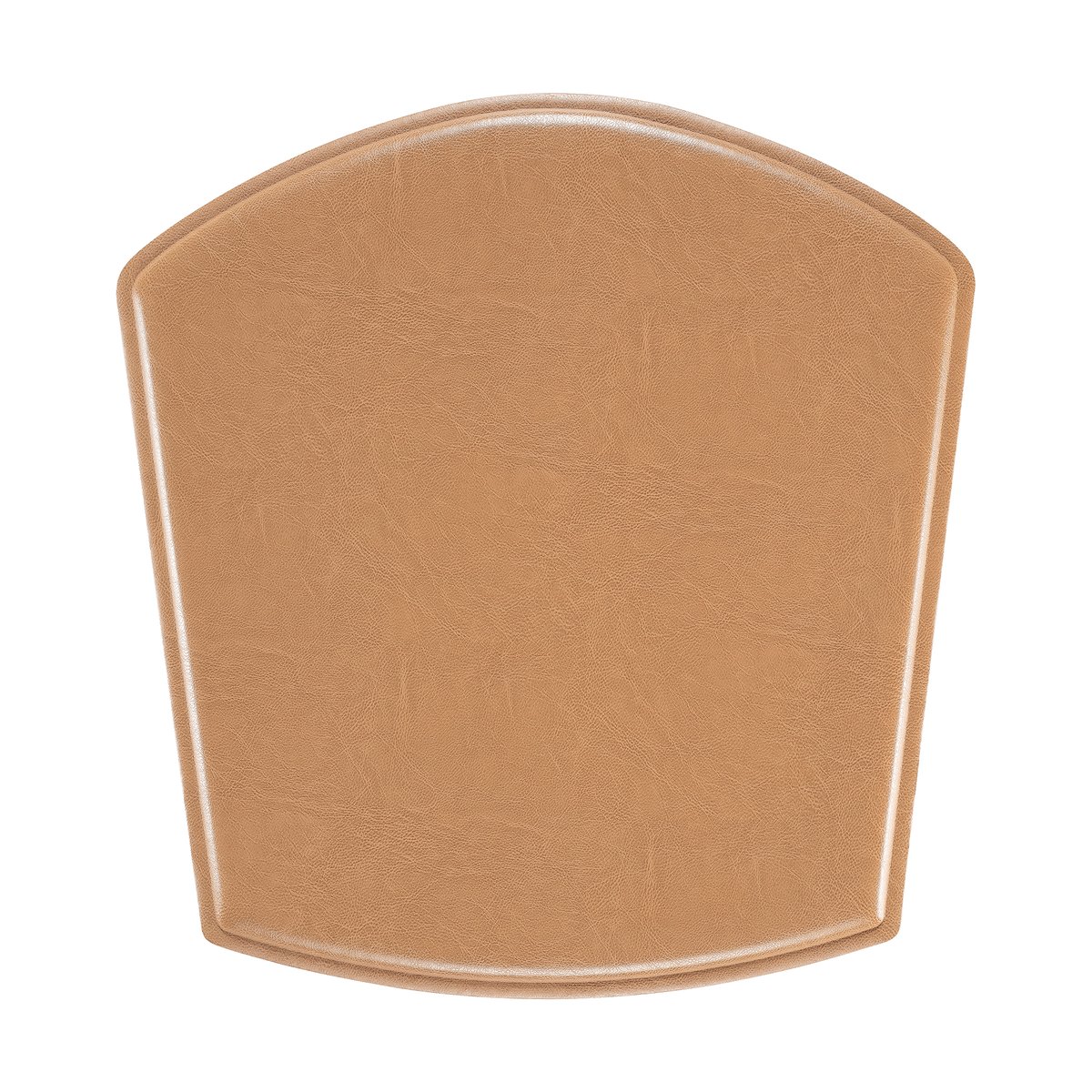 Hans K ZigZag kussen stoel Bonded leer camel | Scandinavisch Interieur | Stoelkussens | Bruin