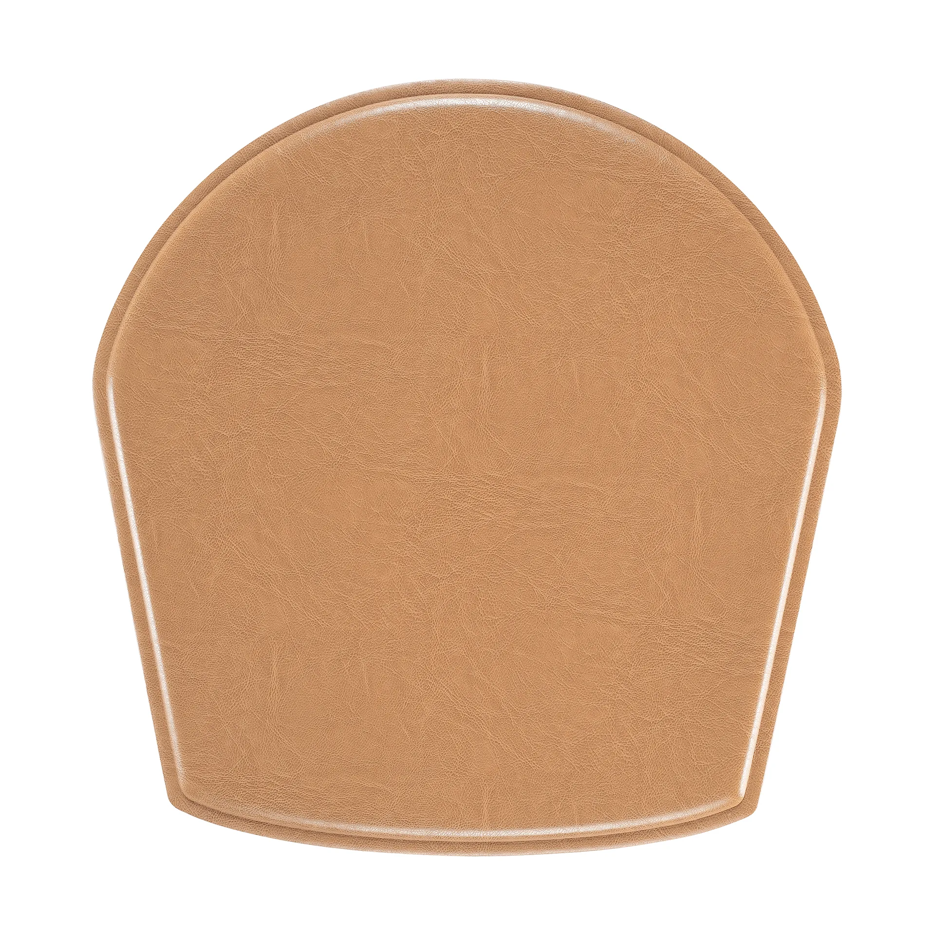 ZigZag kussen stoel/barstoel met armleuningen, Bonded leer camel Hans K