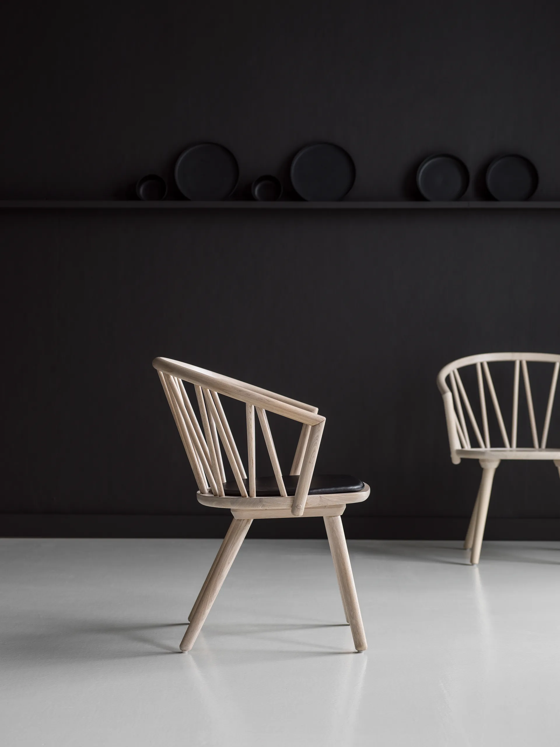 ZigZag loungestoel, Essenhout blonde beits Hans K