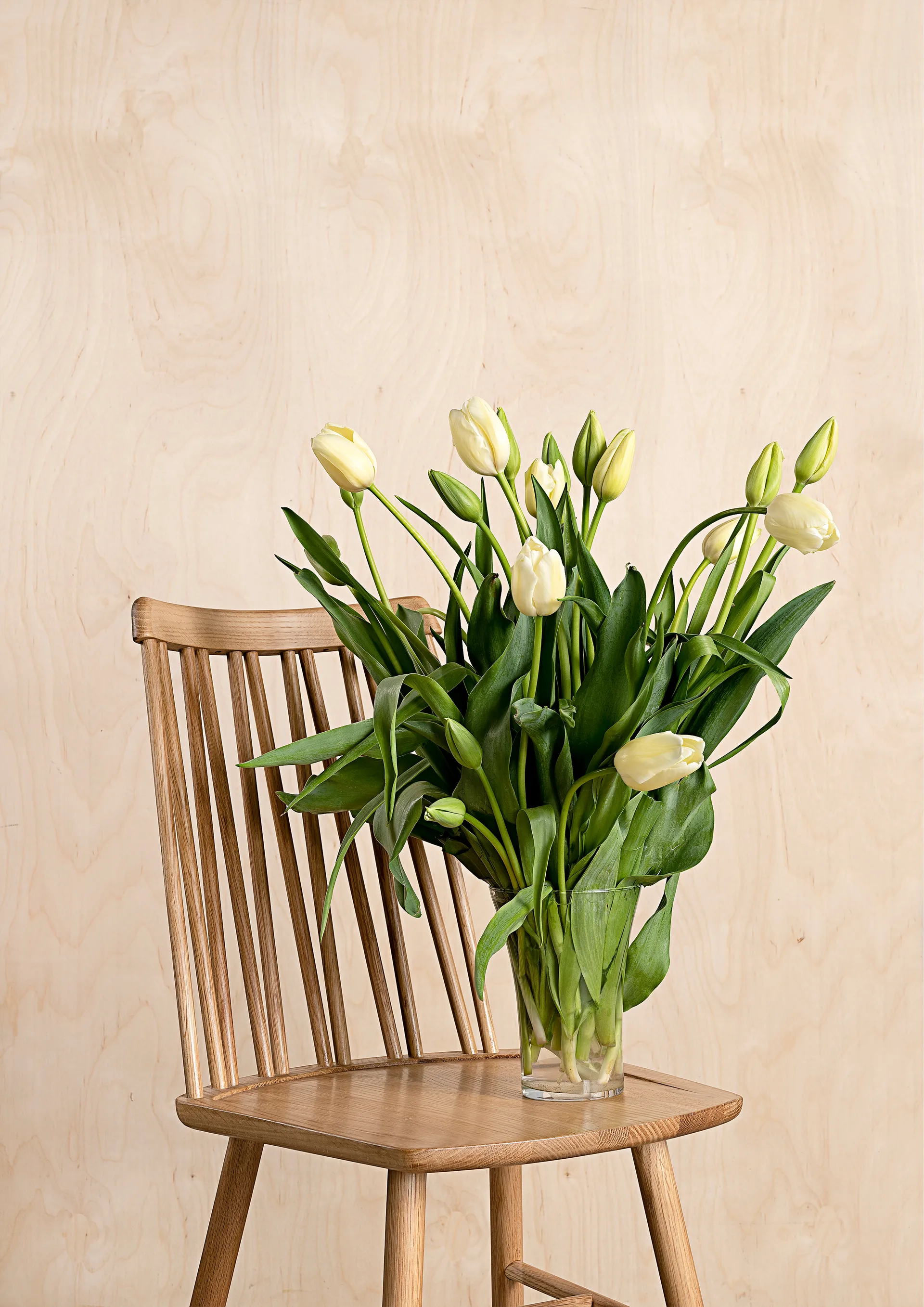 ZigZag stoel, Onbehandeld eikenhout Hans K