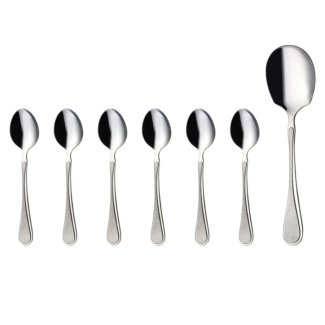 Carina dessertset 7 delig, roestvrij staal Hardanger Bestikk