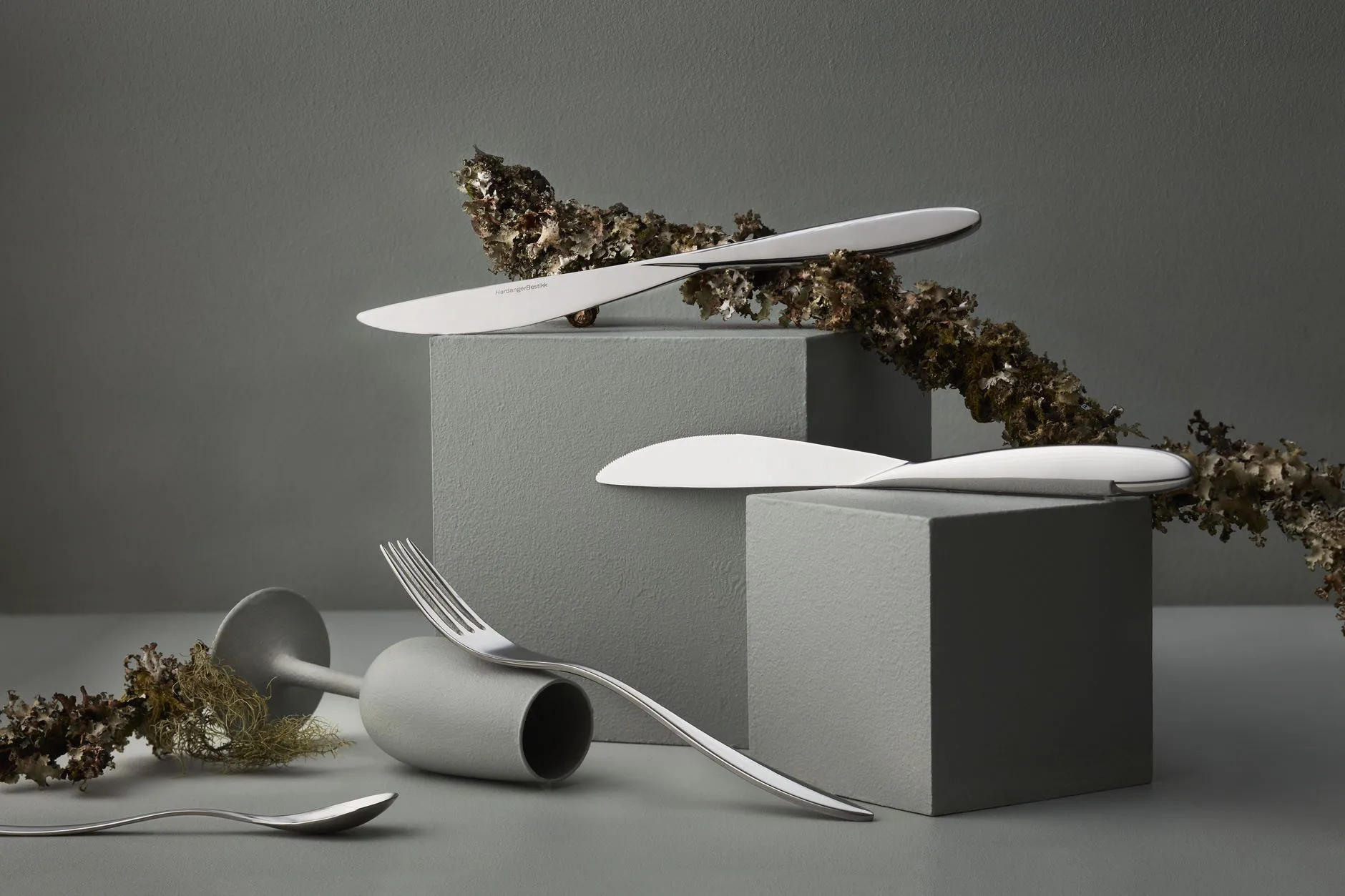 Carina serveerset 5-delig, Roestvrij staal Hardanger Bestikk