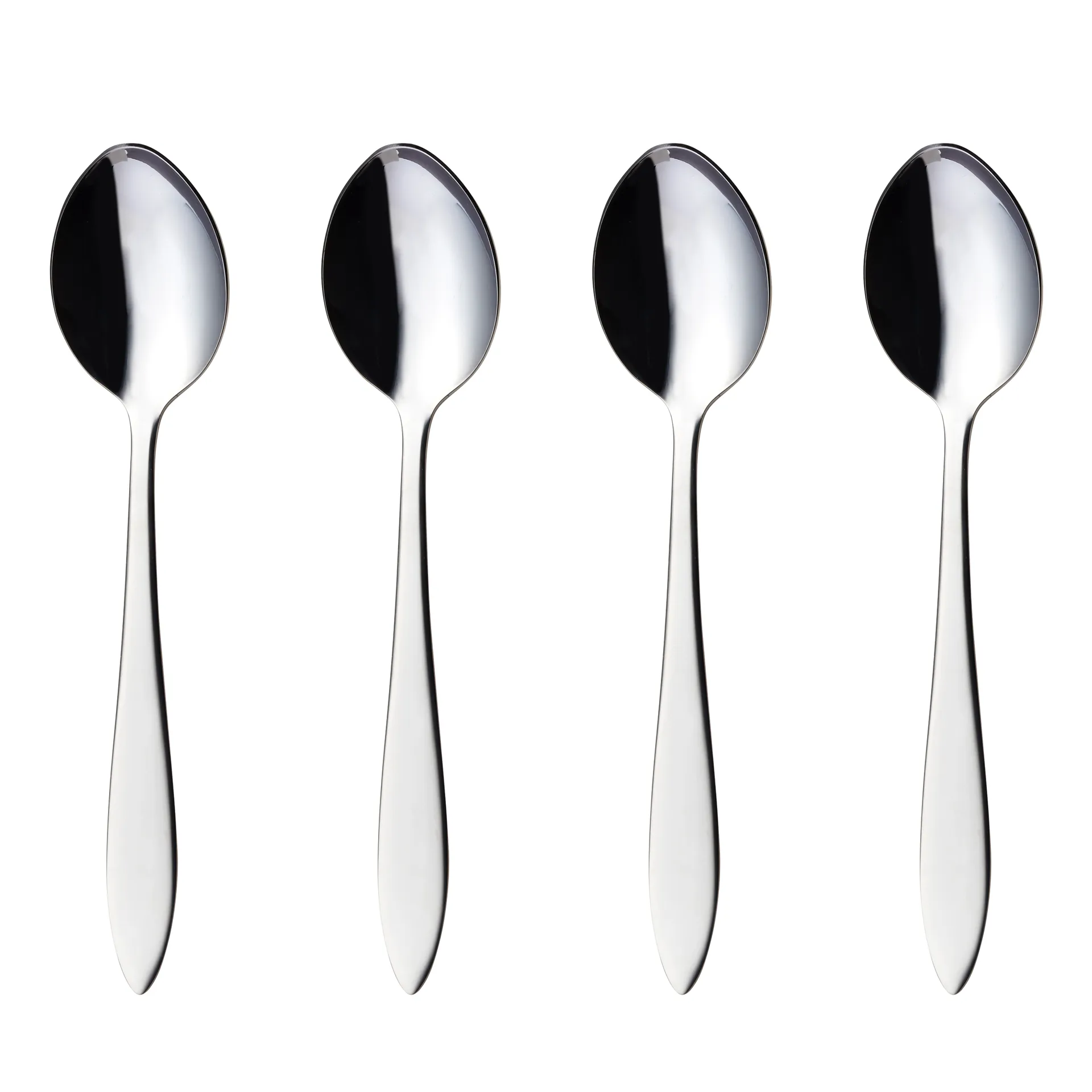 Fjord dessertlepel 4-pack, roestvrij staal Hardanger Bestikk